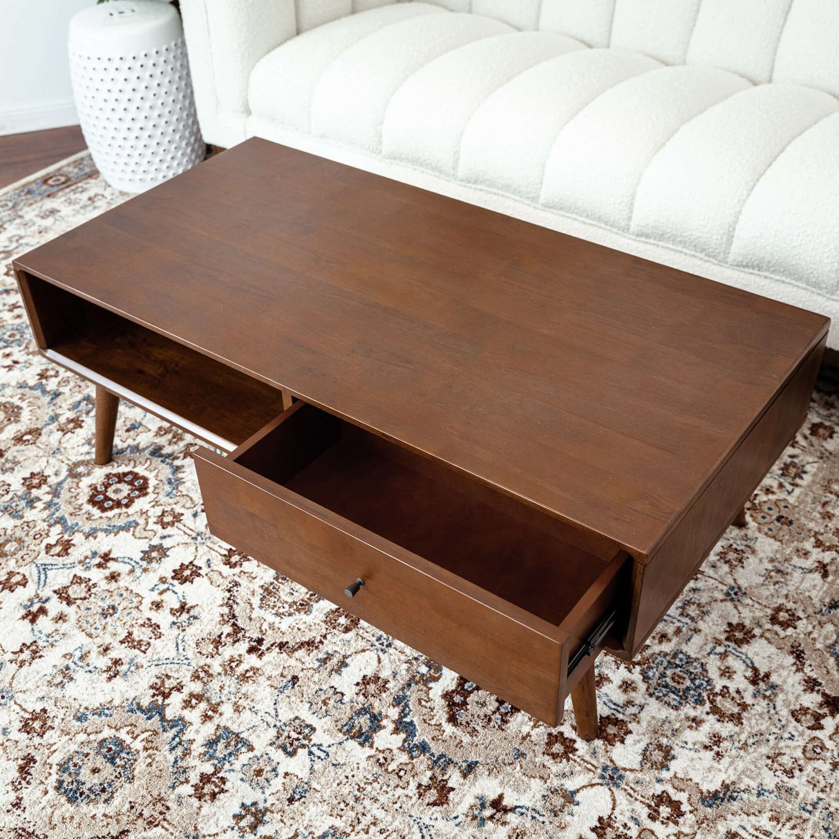 Caroline Walnut Coffee Table - AFC00435 - Luna Furniture