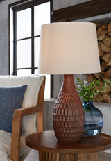 Cartford Brown Table Lamp from Ashley - Luna Furniture