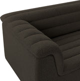 Cascade Boucle Fabric Chair Brown from Meridian - Luna Furniture