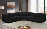 Cascade Boucle Fabric Sectional Black from Meridian - Luna Furniture