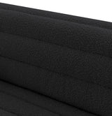 Cascade Boucle Fabric Sofa Black from Meridian - Luna Furniture