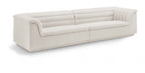 Cascade Boucle Fabric Sofa Cream from Meridian - Luna Furniture