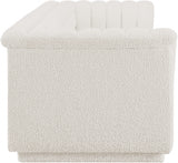 Cascade Boucle Fabric Sofa Cream from Meridian - Luna Furniture