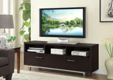 Casey 2-Drawer Rectangular TV Console Cappuccino from Coaster - Luna Furniture