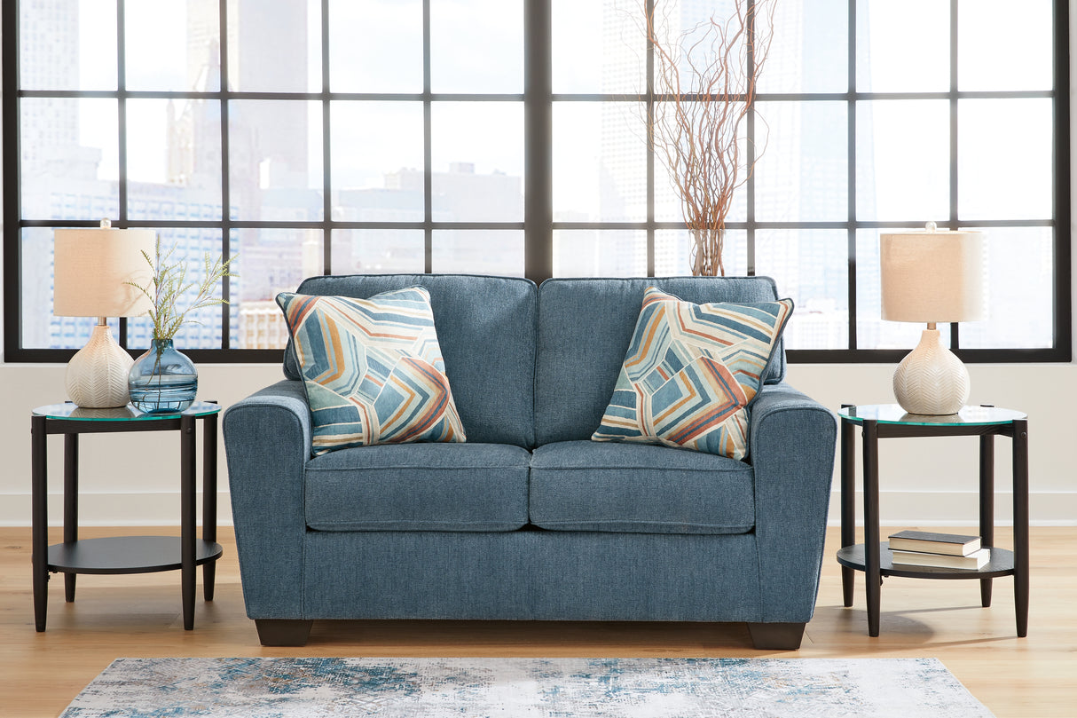 Cashton Blue Loveseat - 4060535 - Luna Furniture