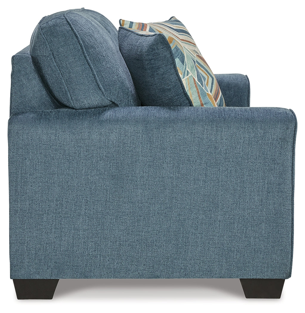 Cashton Blue Loveseat - 4060535 - Luna Furniture