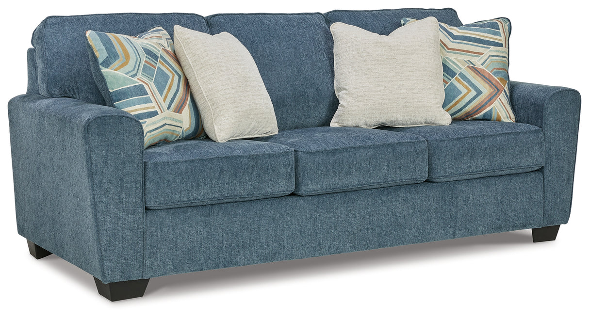 Cashton Blue Queen Sofa Sleeper - 4060539 - Luna Furniture