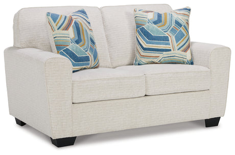 Cashton Snow Loveseat - 4060435 - Luna Furniture