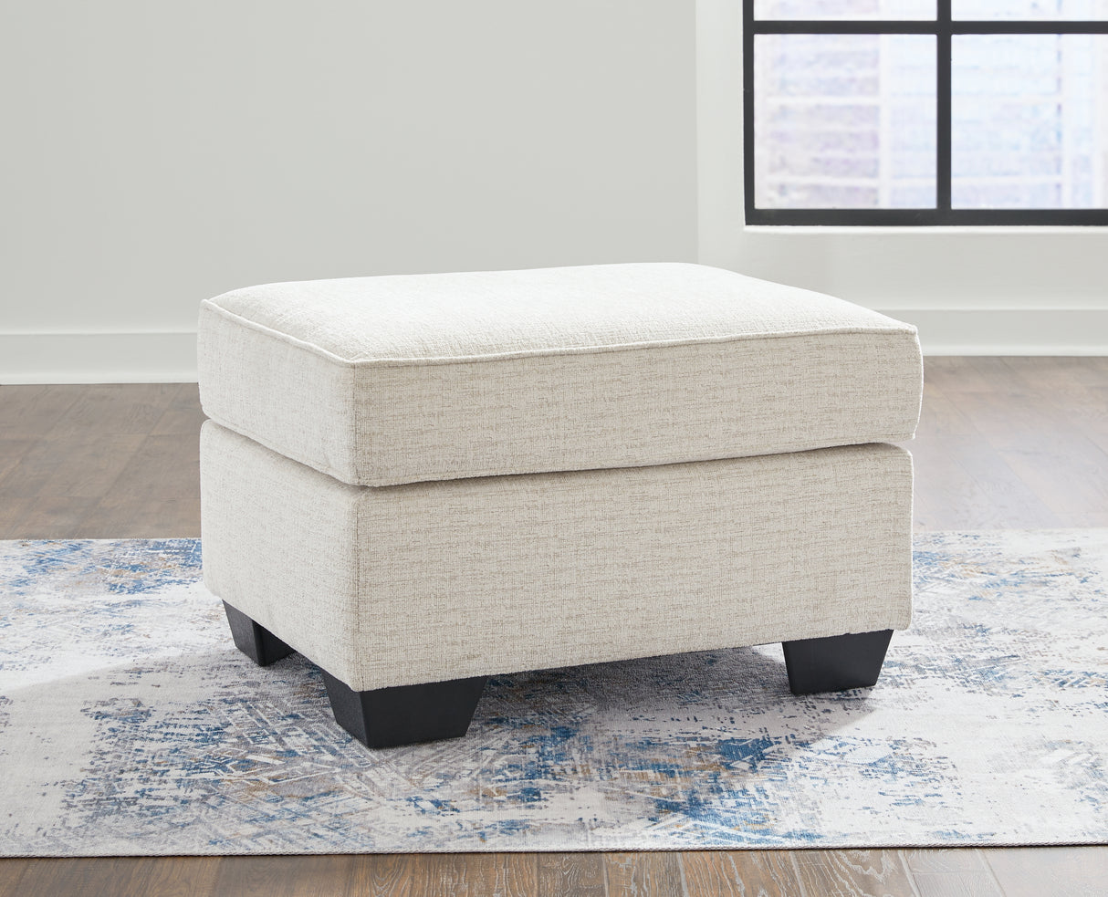 Cashton Snow Ottoman - 4060414 - Luna Furniture