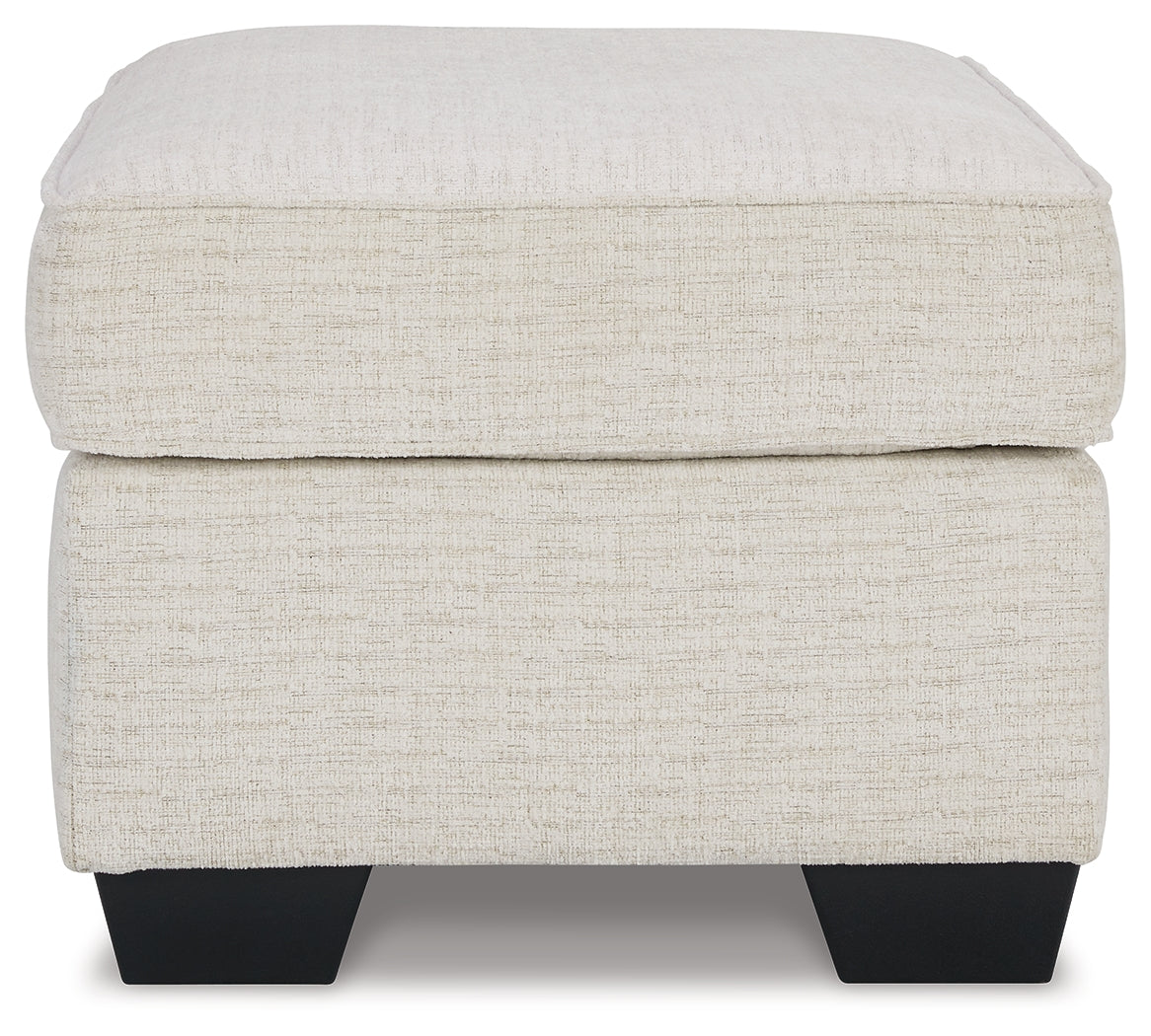 Cashton Snow Ottoman - 4060414 - Luna Furniture