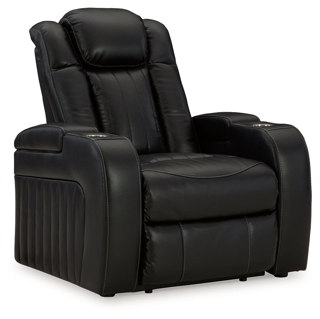 Caveman Den Midnight Power Recliner - 9070313 - Luna Furniture