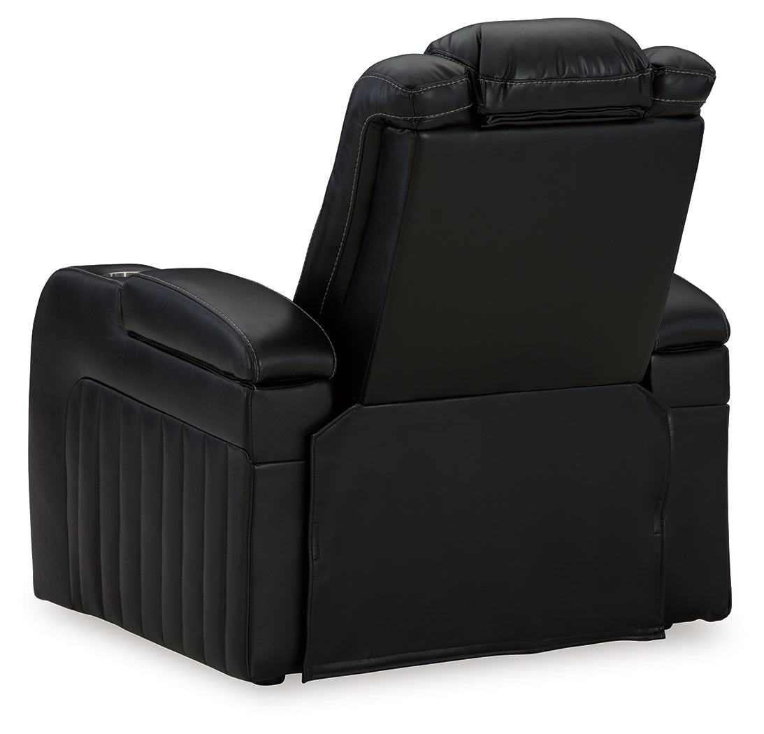 Caveman Den Midnight Power Recliner - 9070313 - Luna Furniture