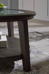 Celamar Dark Brown Coffee Table from Ashley - Luna Furniture