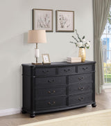 Celina 9-drawer Bedroom Dresser Black - 224763 - Luna Furniture