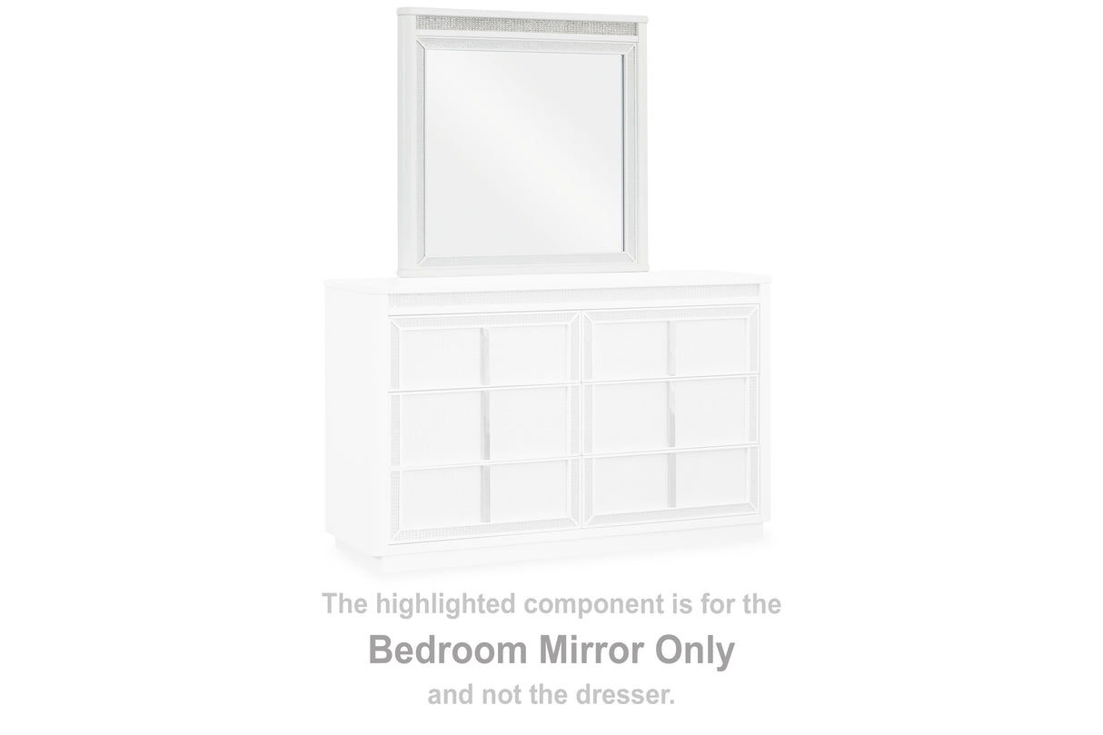 Chalanna White Bedroom Mirror from Ashley - Luna Furniture