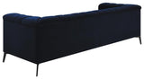 Chalet Tuxedo Arm Sofa Blue - 509211 - Luna Furniture