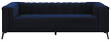 Chalet Tuxedo Arm Sofa Blue - 509211 - Luna Furniture