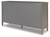 Charina Antique Gray Accent Cabinet from Ashley - Luna Furniture