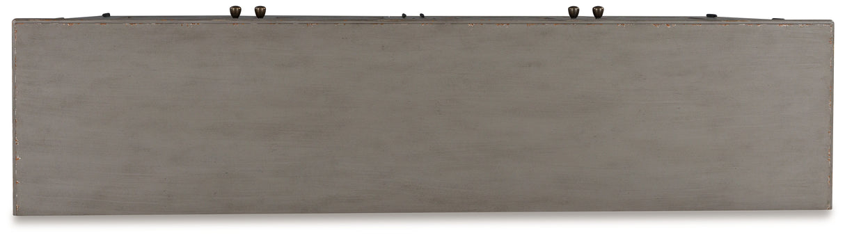 Charina Antique Gray Accent Cabinet from Ashley - Luna Furniture