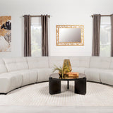 Charlotte 5-piece Upholstered Curved Modular Sectional Sofa Ivory from Coaster - Luna Furniture