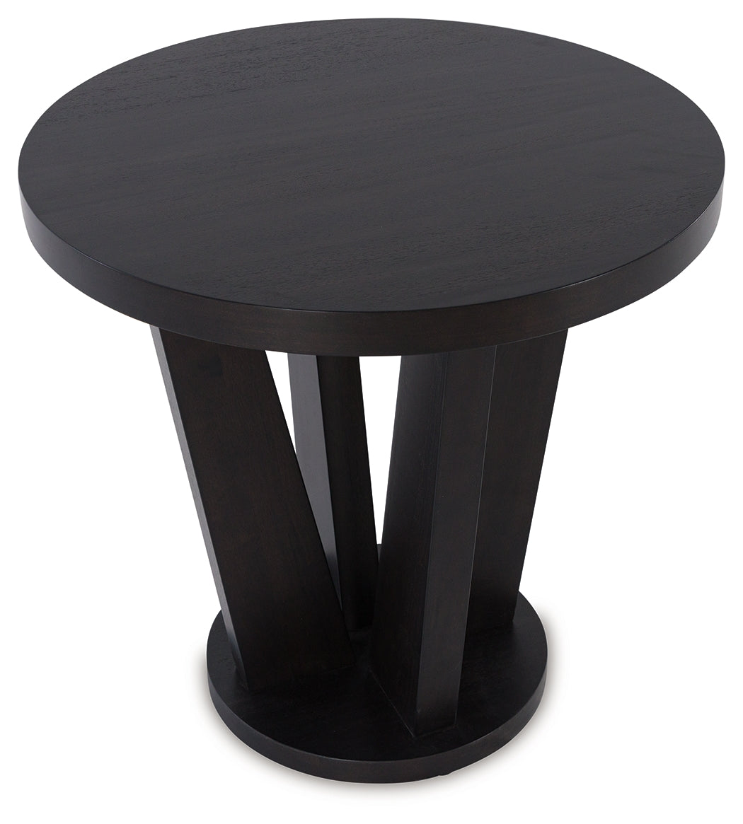 CHASINFIELD Dark Brown End Table from Ashley - Luna Furniture