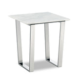 Carlton Chrome Chrome End Table from Meridian - Luna Furniture