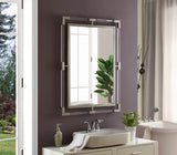 Ghost Chrome Mirror from Meridian - Luna Furniture