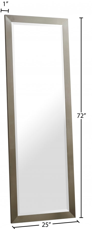 Hepburn Chrome Mirror from Meridian - Luna Furniture