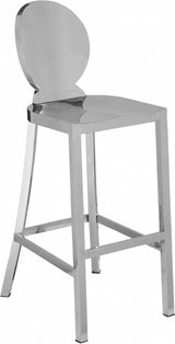 Maddox Chrome Chrome Stainless Steel Bar Stool from Meridian - Luna Furniture