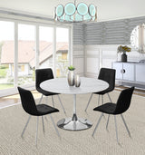 Tulip Chrome 48" Dining Table from Meridian - Luna Furniture