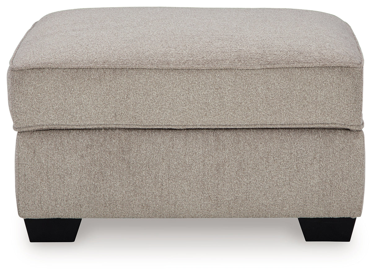 Claireah Umber Ottoman With Storage from Ashley - Luna Furniture