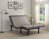 Clara Gray/Black California King Adjustable Bed Base from Coaster - Luna Furniture