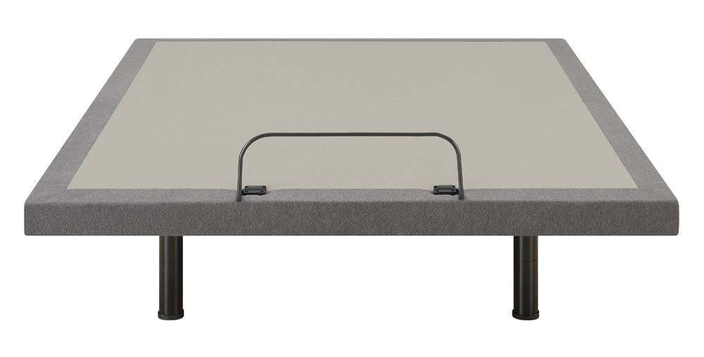 Clara Gray/Black Eastern King Adjustable Bed Base from Coaster - Luna Furniture