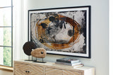 Clefting Black/Caramel/Tan Wall Art from Ashley - Luna Furniture