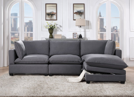 Cloud2 Charcoal Modular Sectional - CLOUD2 CHARCOAL - Luna Furniture