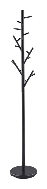 Clover Black 18-Hook Coat Rack from Coaster - Luna Furniture