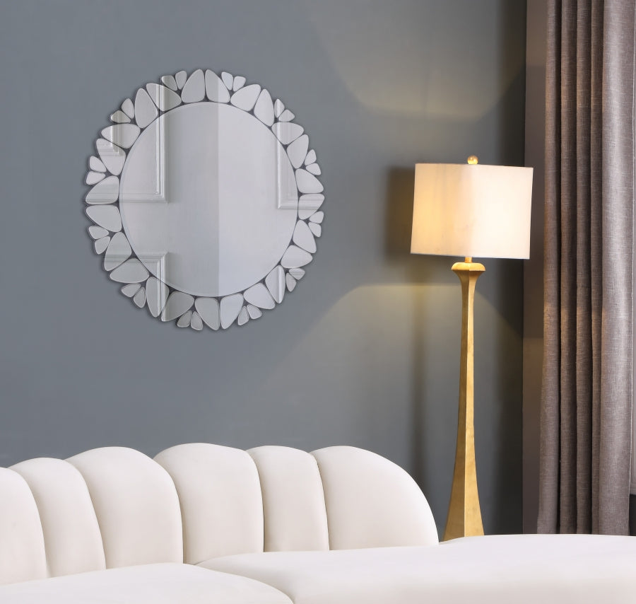 Cocoon Mirror from Meridian - Luna Furniture