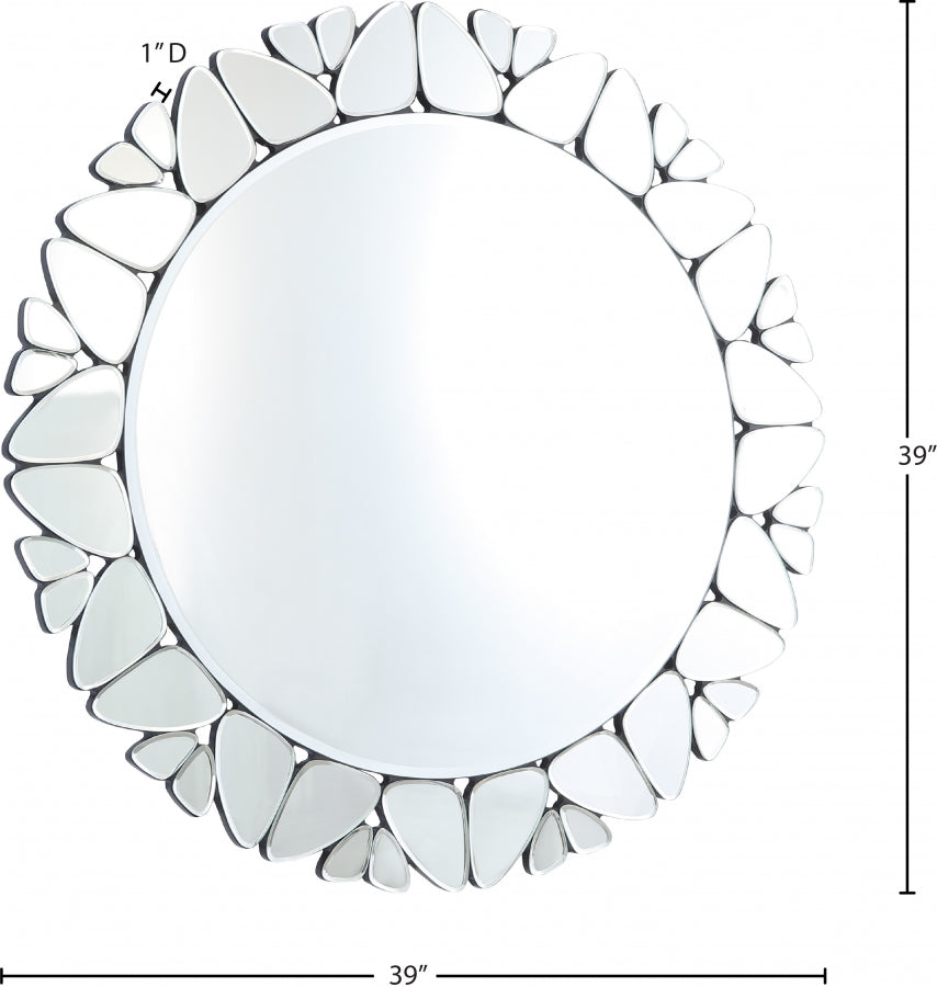 Cocoon Mirror from Meridian - Luna Furniture