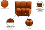 Infinity Cognac Modular Chair from Meridian - Luna Furniture