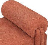 Cognac Stefano Polyester Fabric Bench from Meridian - Luna Furniture