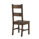 Coleman Rustic Golden Brown Dining Side Chairs, Set of 2 from Coaster - Luna Furniture