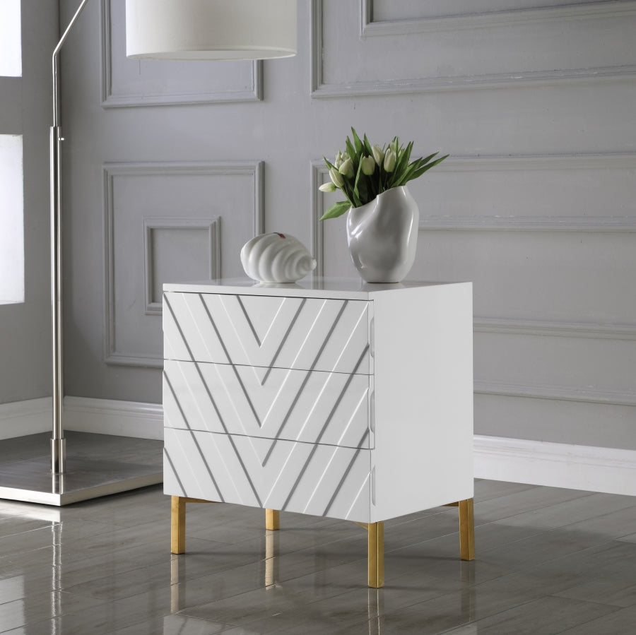 Collette Side Table from Meridian - Luna Furniture