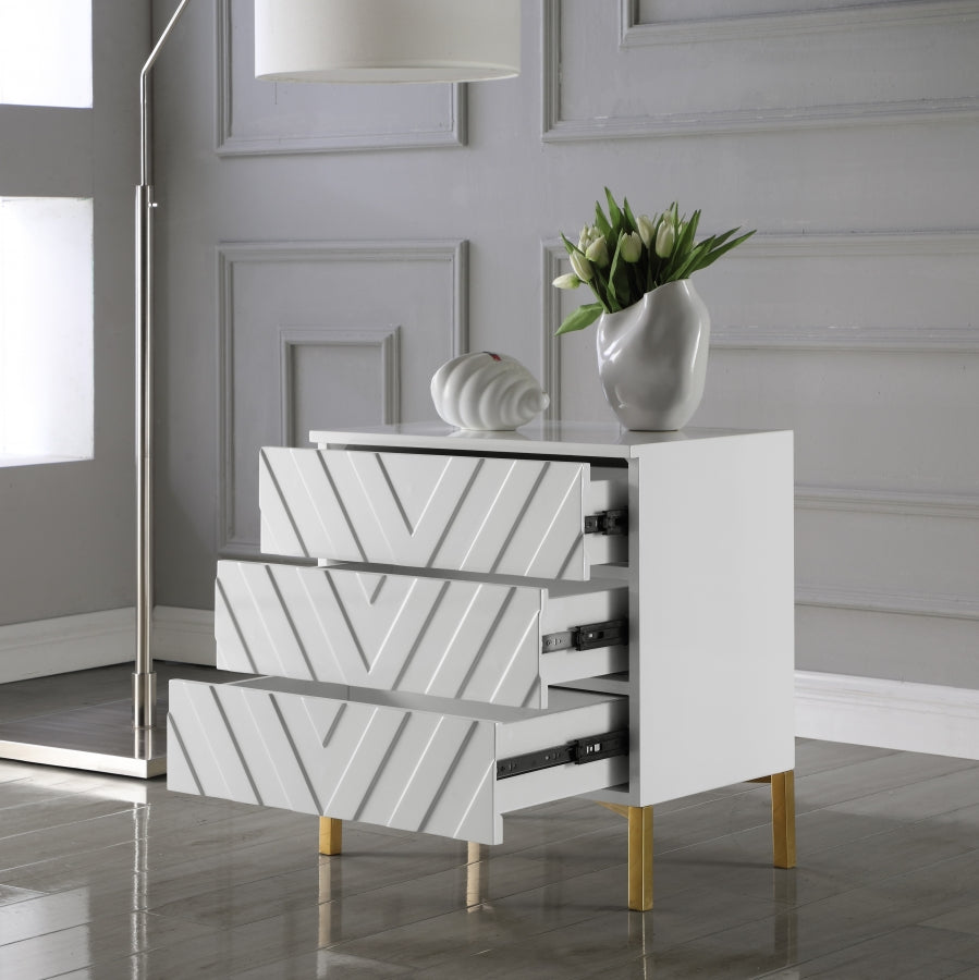 Collette Side Table from Meridian - Luna Furniture