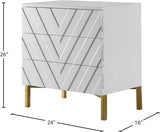 Collette Side Table from Meridian - Luna Furniture