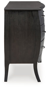 Coltner Black Accent Cabinet - A4000572 - Luna Furniture