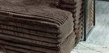 Comfrey Double Chaise Chocolate - Comfrey Chocolate - Luna Furniture