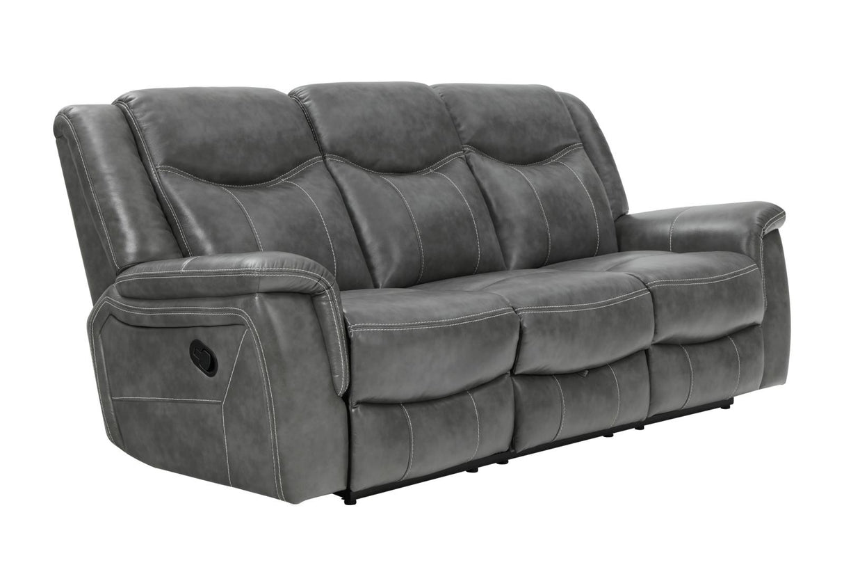 Conrad Upholstered Motion Sofa Cool Gray from Coaster - Luna Furniture