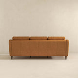 Cooper Mid Century Modern Tan Leather Sofa - AFC00119 - Luna Furniture