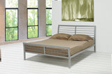 Cooper Queen Metal Bed Silver from Coaster - Luna Furniture