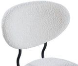 Allure Cream Boucle Fabric Dining Chair, Set of 2 from Meridian - Luna Furniture